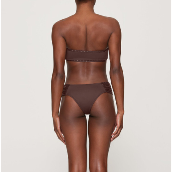 Skims Rhinestone Swim Bandeau Bikini Top - Picture 5 of 8